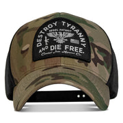 Destroy Tyranny and Die Free Patch Snapback