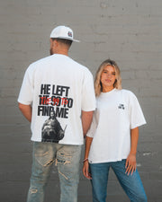 I AM THE 100 White Tee