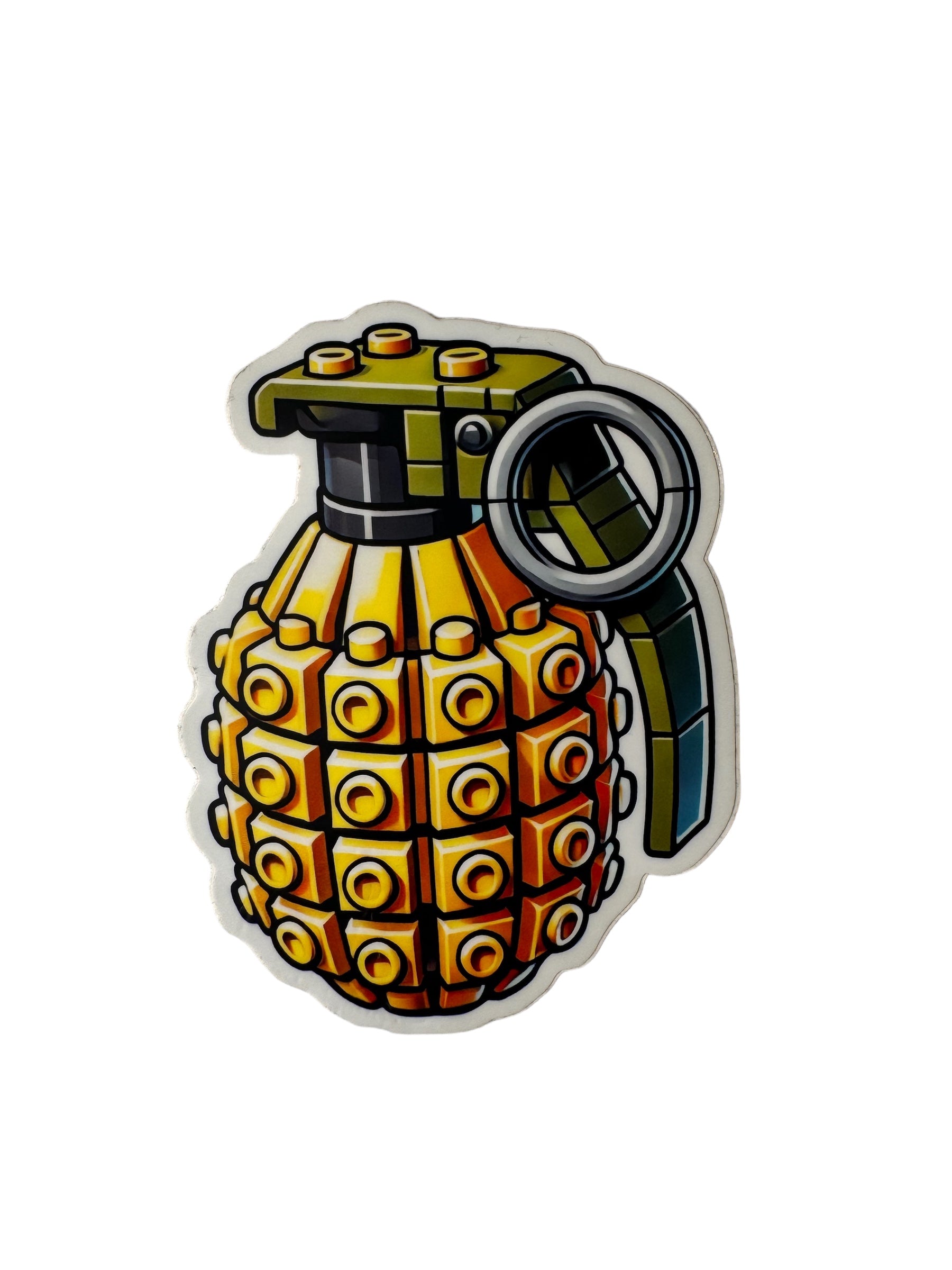 Pineapple Grenade-Sticker