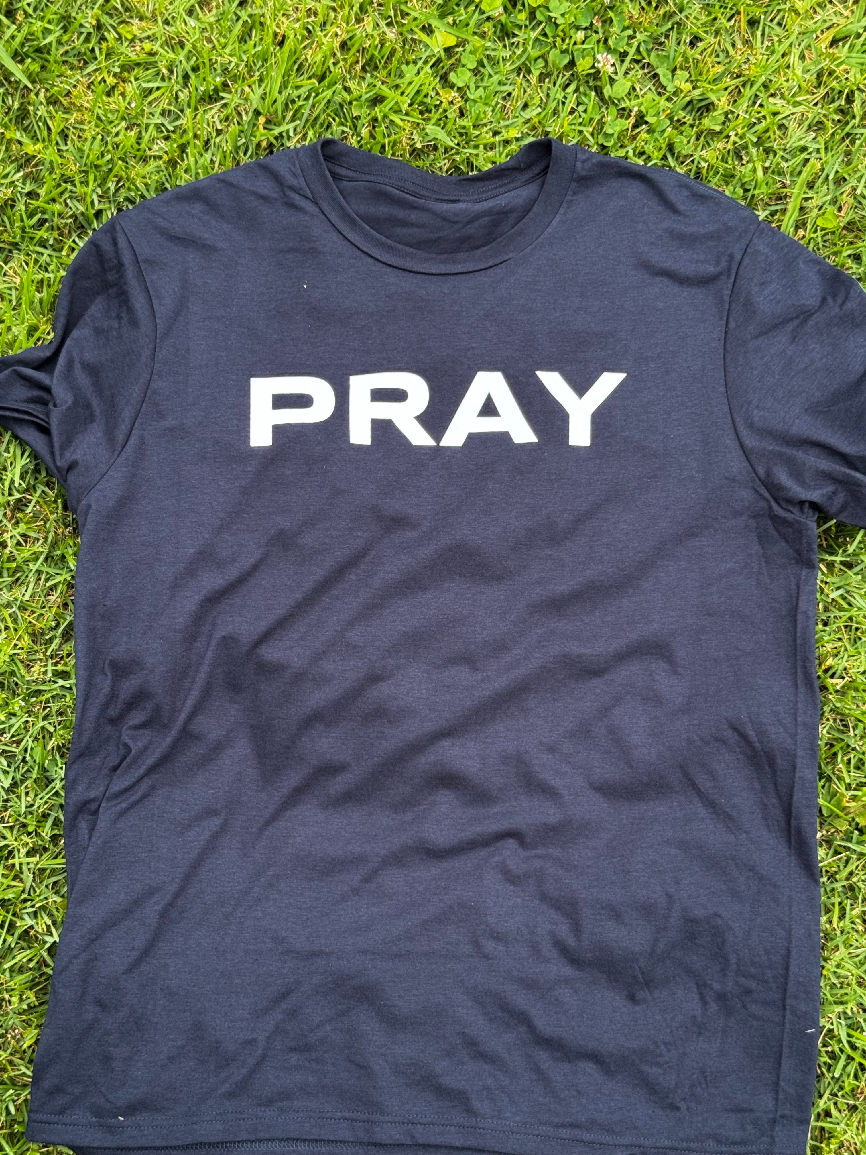 PRAY - Navy w/ White