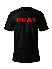 PRAY - Black w/ Red