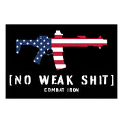 No Weak Shit USA Decal
