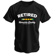 Retired Hoochie Daddy Veteran Ribbons Men's T-Shirt